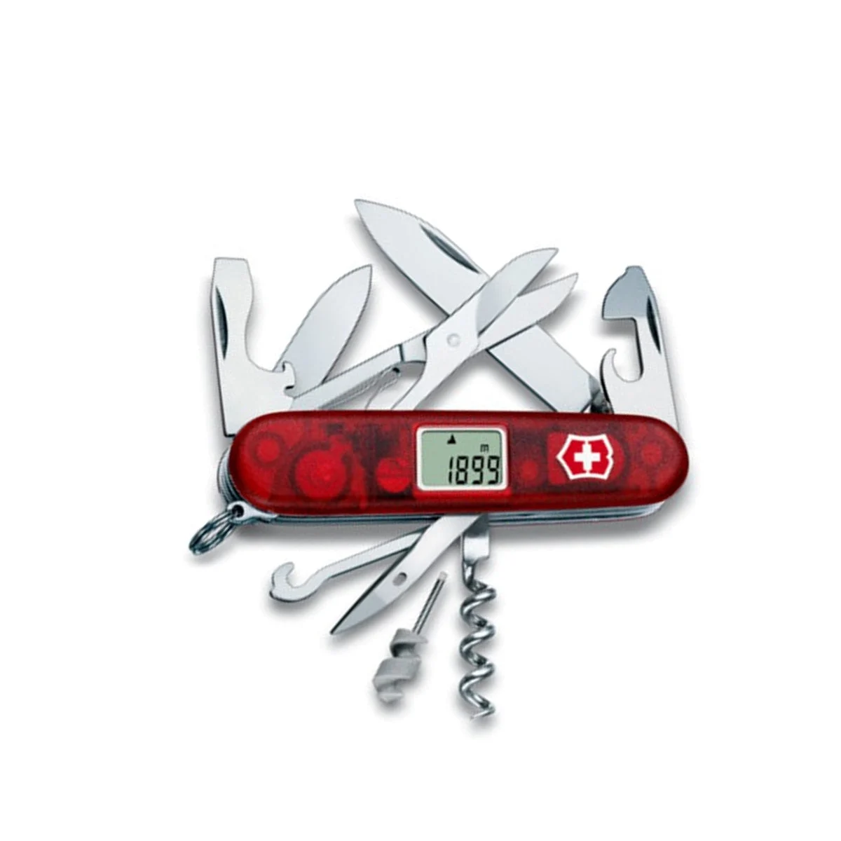 Victorinox Swiss Army Knife – Traveller – Ruby – Discontinued Model