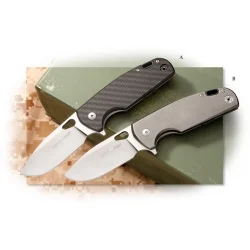 Viper Kyomi Flipper Satin Blade & Full Spacer – Carbon Fiber