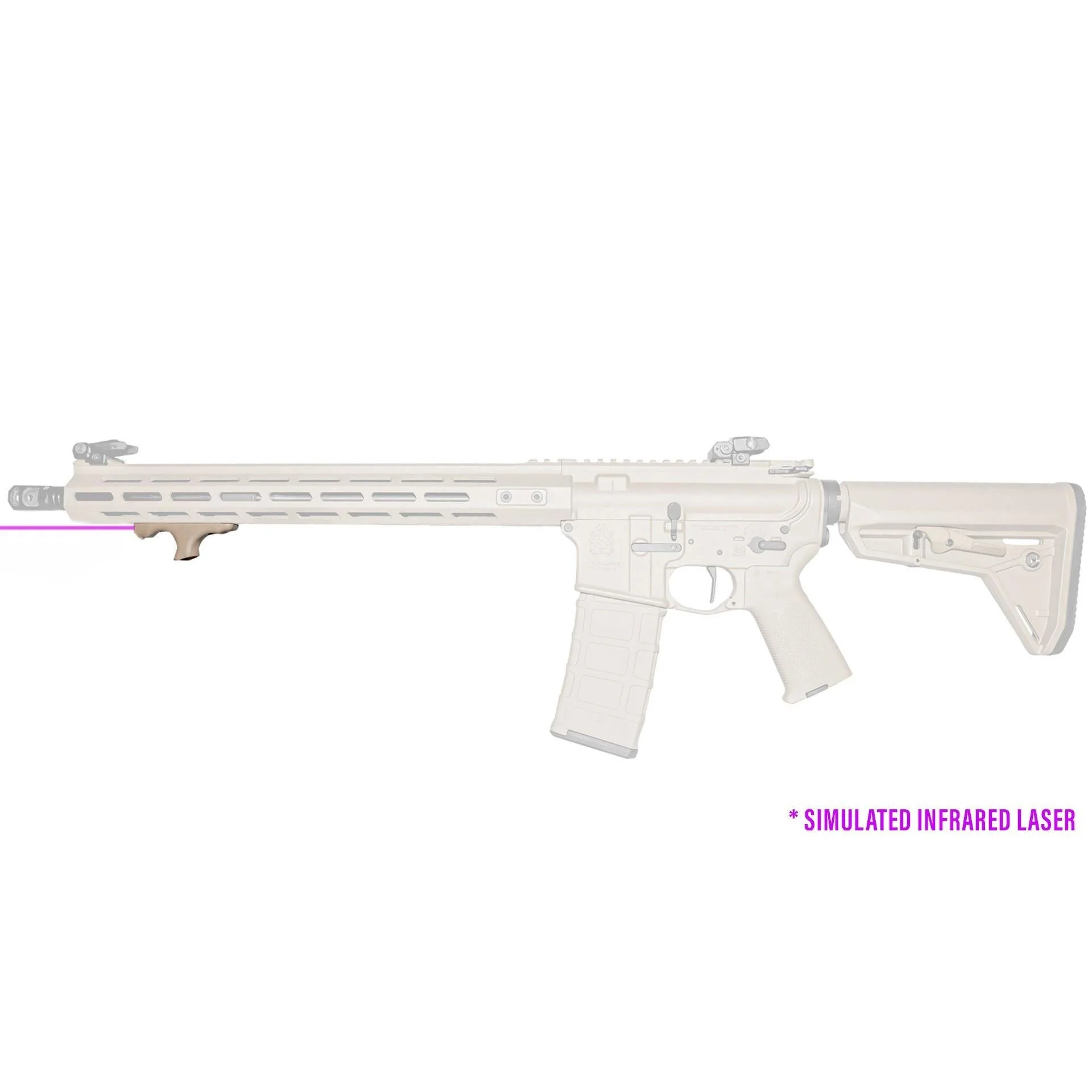 Viridian HS1 FDE AR Handstop with Infrared Laser - M-Lok Mount