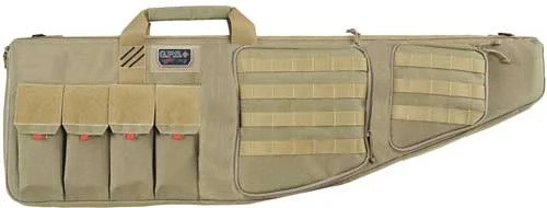 W/EXTERNAL HANDGUN HOLDERGPS TACTICAL AR CASE 42" TAN