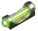 W/UNIVERSAL THREAD ADAPTERSTRUGLO SIGHT FAT BEAD GREEN