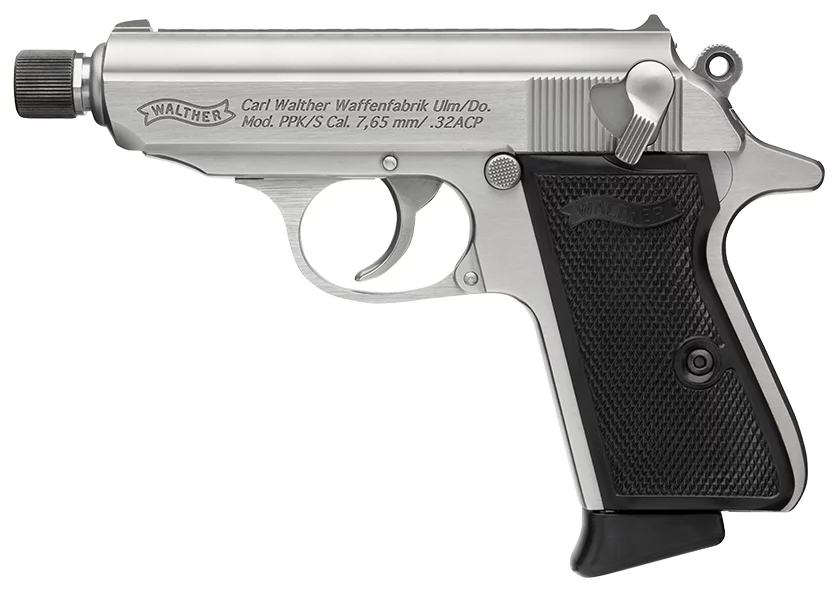 WAL PPK/S SD STAINLESS 32ACP 3.3 7RD