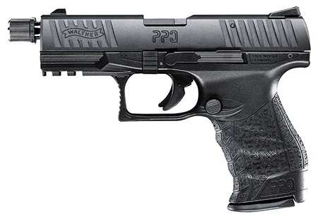 Walther Arms 5100304 PPQ M2 SD Tactical 22 LR 10+1 4″ Threaded Steel Barrel, Matte Black Tenifer Serrated/Steel Slide, Black Polymer Frame w/Picatinny Rail, Black Polymer Grips