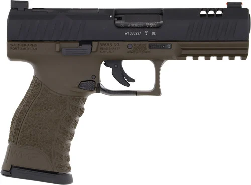 Walther WMP Military 22 WMR, 4.5" Barrel, Olive Drab Green, Optic Ready, 15rd