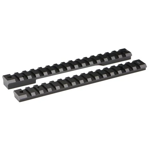 Warne 765120MOA Mountain Tech Howa/Vanguard Long Action Black Hard Coat Anodized 20 MOA