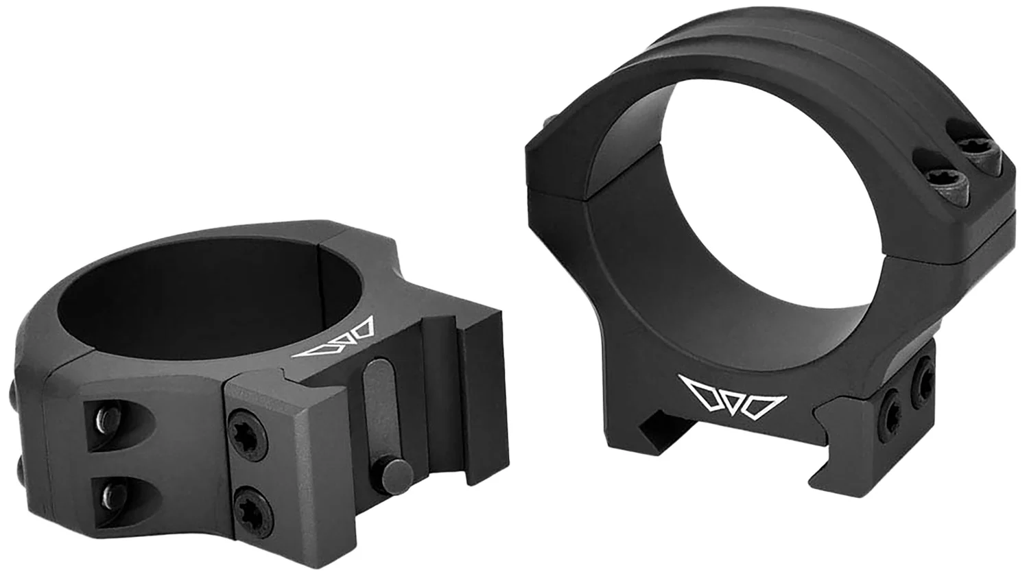 Warne 8550M HyperLiteBlack Aluminum 1″ Tube Medium Maxima/Weaver/Picatinny