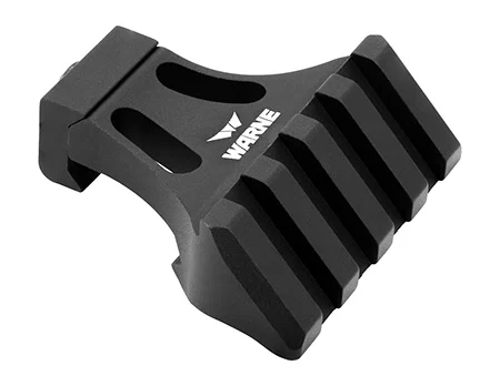 Warne A645TW Side Mount AdapterBlack Aluminum 45 Degree Angle