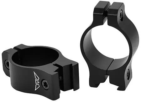 Warne V420M Rimfire Rings Vapor Matte Black 1″ Low 0 MOA