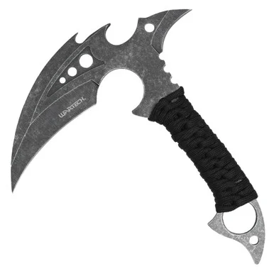 Wartech 7.5" Hatchet Axe W/ Sheath Stonewash NTXBK08BK