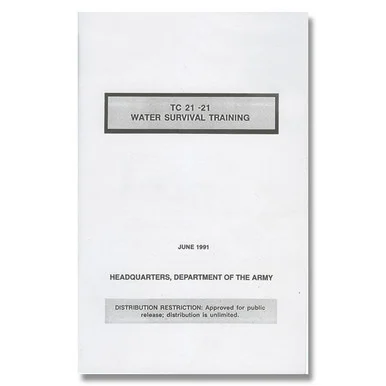 Water Survival Training Manual - Army 1991 MILBK135