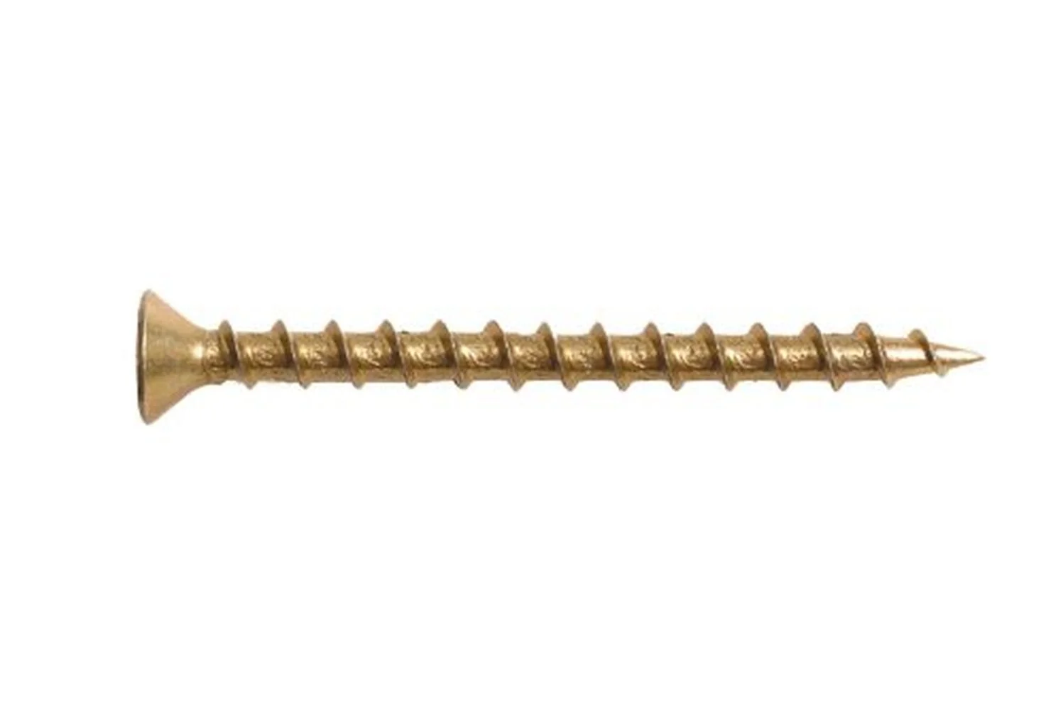 PAM/OMG WCYZ8212F #8×2-1/2 Star Drive Flat Head Yellow Zinc Steel Collated Screws, 1,000/Box