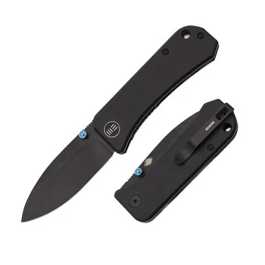 We Knife Co Banter 2.9 Inch Plain Black Stonewash Spear Point WKC2004B