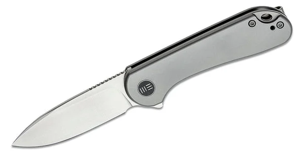 WE KNIFE ELEMENTUM 2.96" GRAY TITANIUM/SATIN