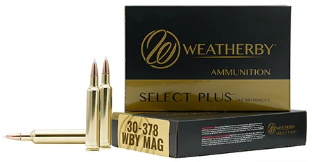 Weatherby H303220ELDX Select Plus30-378 Wthby Mag 220 gr Hornady ELD X 20 Per Box/ 10 Case