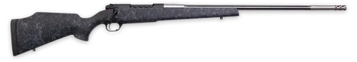 Weatherby Mark V Accumark 28 Nosler, 26" Threaded Barrel, Gray Webbed Black Stock, 3rd