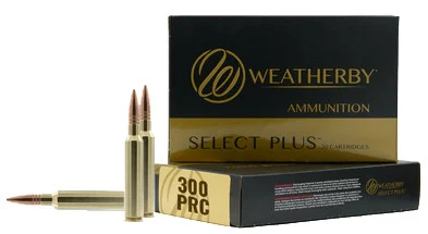 Weatherby Select Plus 300 PRC, 205gr, Jacket Hollow Point, 20rd Box