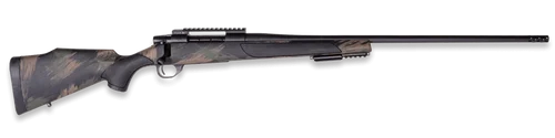 Weatherby Vanguard Black Hills 223 Rem, 16" Threaded Barrel, Brake, Matte Blued, Black Monte Carlo Stock, Green-Tan, 5rd