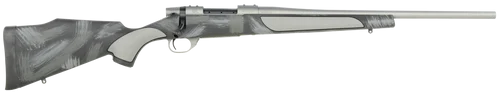 Weatherby Vanguard Shadow 308 Win 4rd,22" Carbon Gray Cerakote Threaded Barrel, Carbon Gray Cerakote Steel Drilled & Tapped Receiver, Black Gray & White Accents Monte Carlo Stock