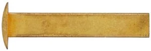 Wedge Key, tiny solid key, for fullstocks, wax cast brass