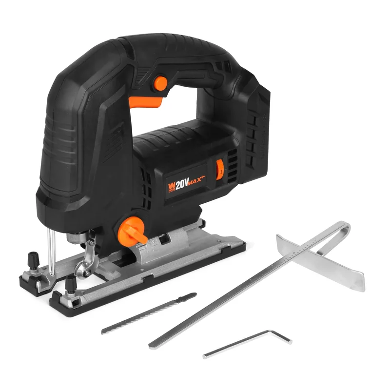 WEN 20670BT 20V Max Cordless Brushless Auto-Speed Jigsaw (Tool OnlyBattery Not Included)