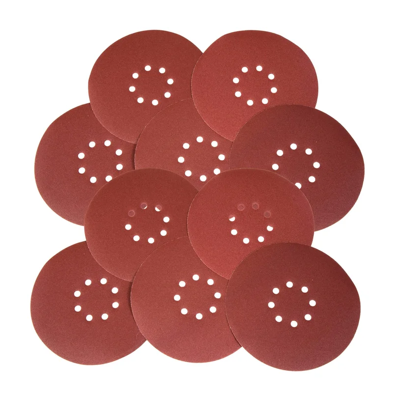 WEN 6369SP400 400-Grit Hook and Loop 9-Inch Drywall Sander Sandpaper, 10-Pack