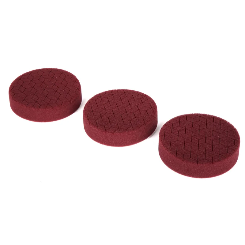 WEN AA1501 5-Inch Coarse-Grit Diamond-Cut Foam Polishing Pads for Heavy Cutting, Three Pack