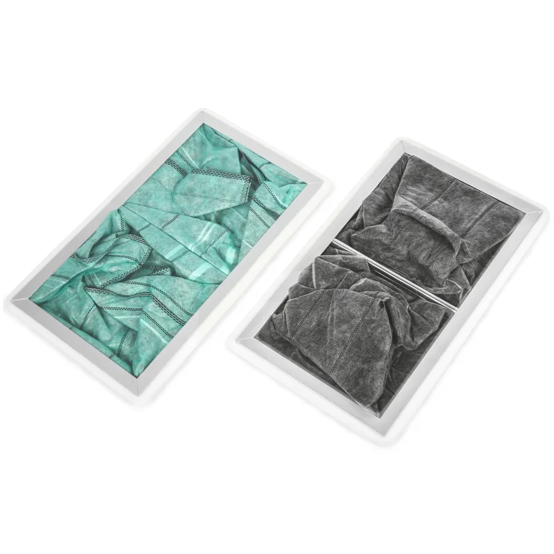 WEN AF9161C 1-Micron Activated Carbon Inner Air Filter for Allergen and Odor Removal, Two Pack (for 400 CFM Air Filtration Systems)