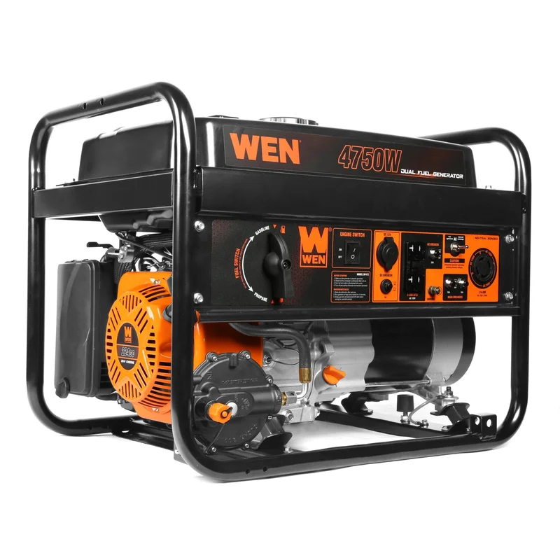 WEN DF472 4,750-Watt 120V/240V Dual Fuel Portable Generator