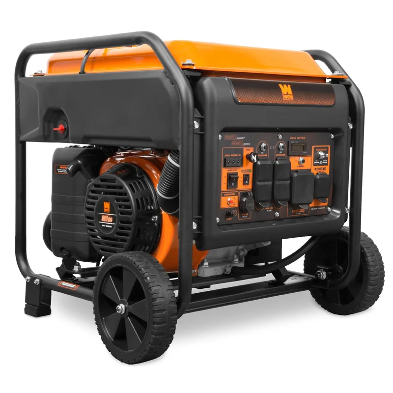 WEN GN625i 6250-Watt RV and Transfer-Switch-Ready 120V/240V Open Frame Inverter Generator