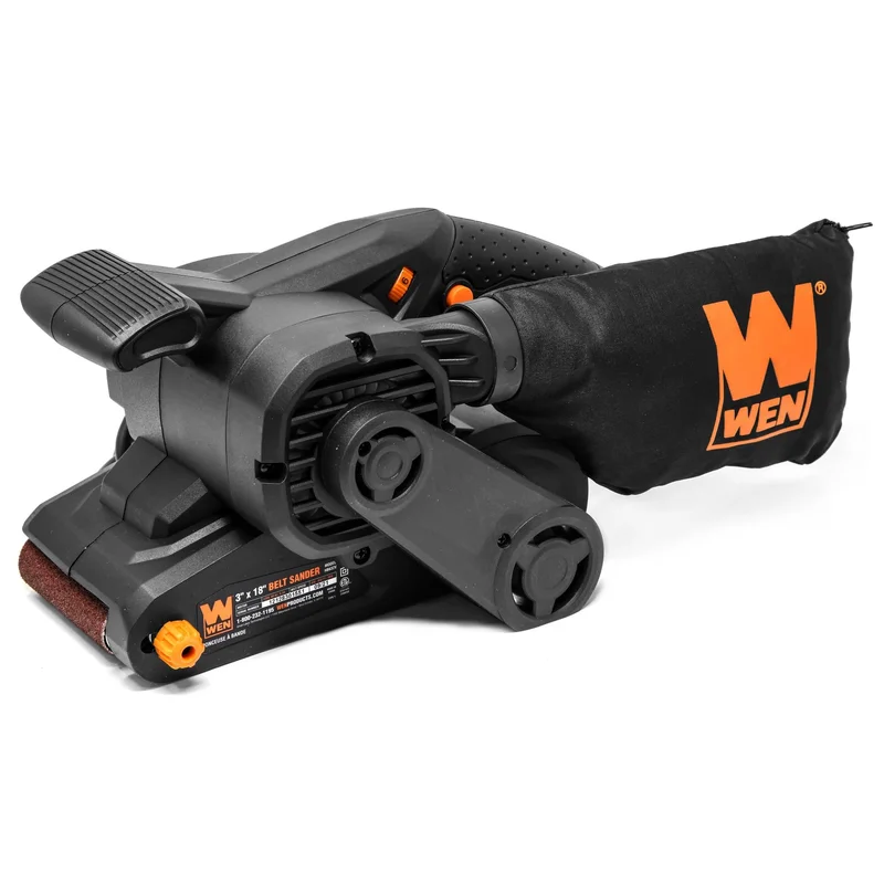 WEN HB632V 6.3-Amp 3-by-18-Inch Variable Speed Handheld Portable Belt Sander
