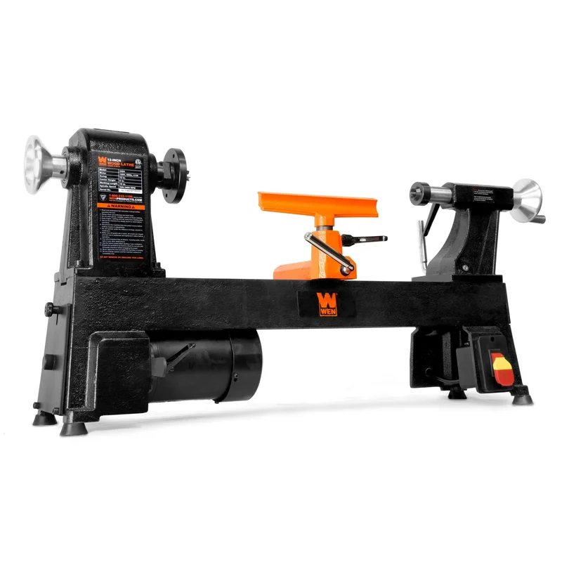WEN LA3424 4.5-Amp 12-Inch by 18-Inch 5-Speed Benchtop Wood Lathe