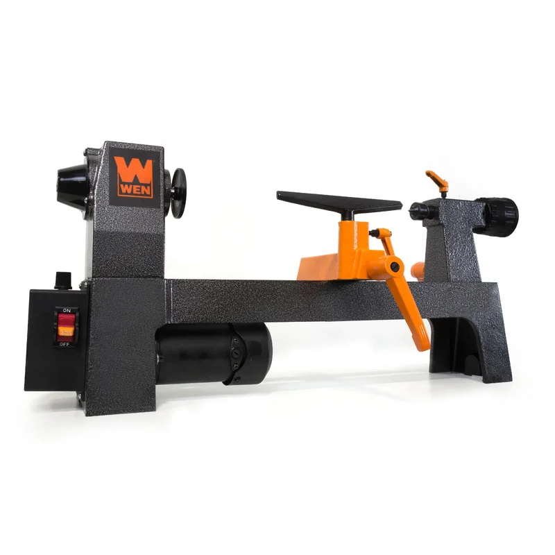 WEN R3421 3.2-Amp 8-Inch by 12-Inch Variable Speed Mini Benchtop Wood Lathe (Manufacturer Refurbished)