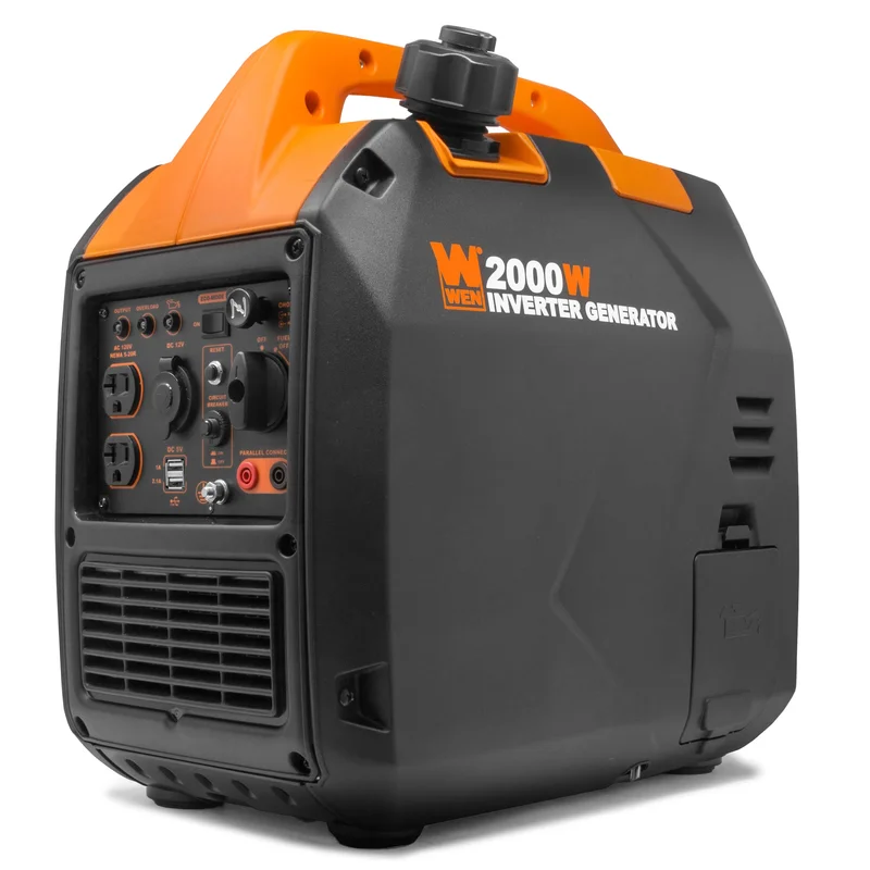 WEN R56203i Super Quiet 2000-Watt Portable Inverter Generator with Fuel Shut Off (Manufacturer Refurbished)