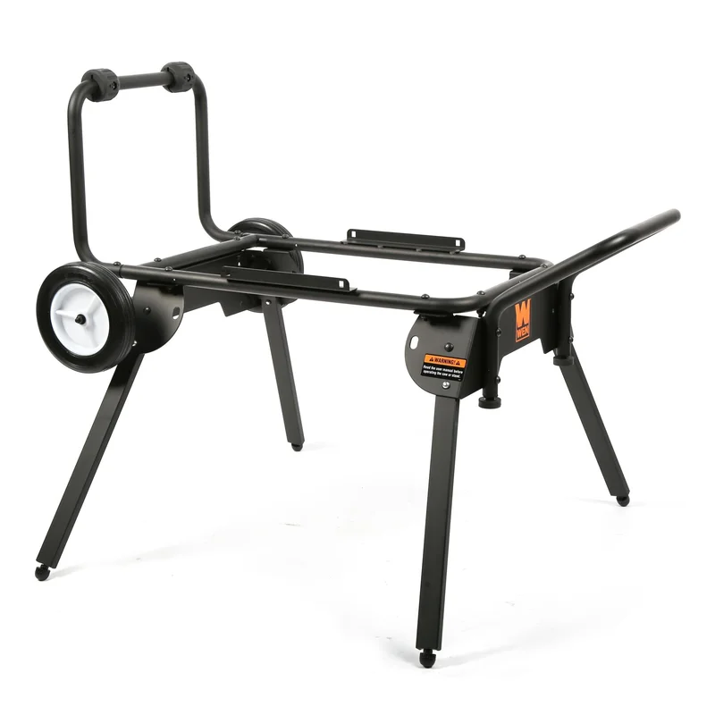 WEN TT1088 Rolling Mobile Table Saw Stand for 10-Inch Industrial Benchtop Jobsite Table Saws