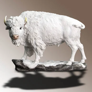 White Buffalo Statue
