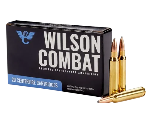 Wilson Combat 223Remington 65gr Sierra GameKing Spitzer Boat Tail 20 Per Box/10 Case