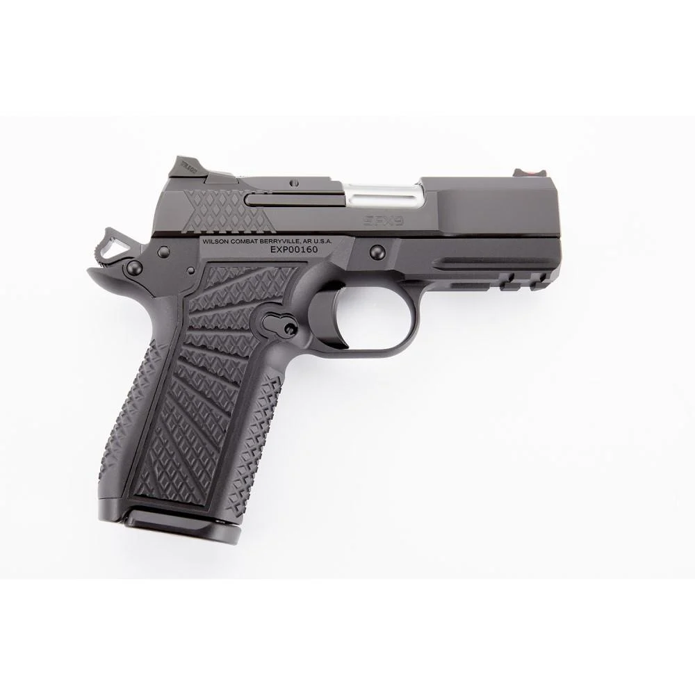 Wilson Combat SFX9 Compact Handgun 9mm Luger 15rd Magazines (2) 3.25″ Barrel Black Lightrail Frame