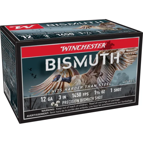 Winchester 12 Gauge 3" 1 3/8oz 1Shot 15 Per Box