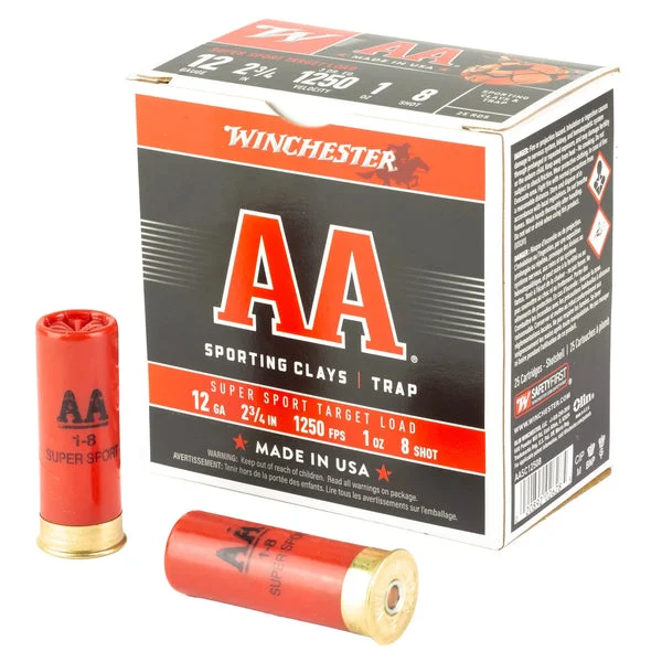 WINCHESTER AA SUPER SPORT 12GA 2-3/4" #8 25RD