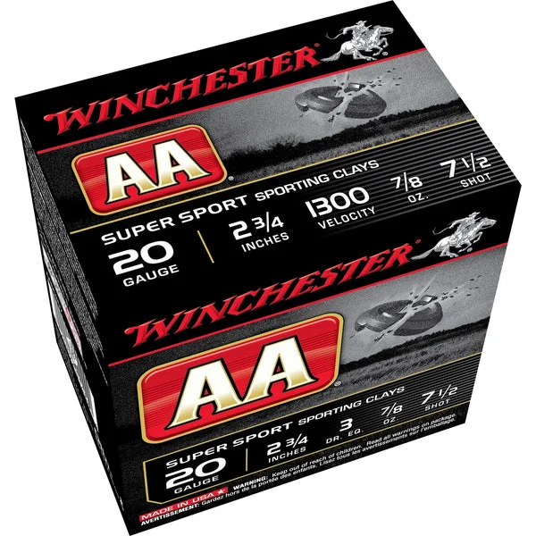 WINCHESTER AA SUPER SPORT SC 20GA 2.75 #7.5 25RD