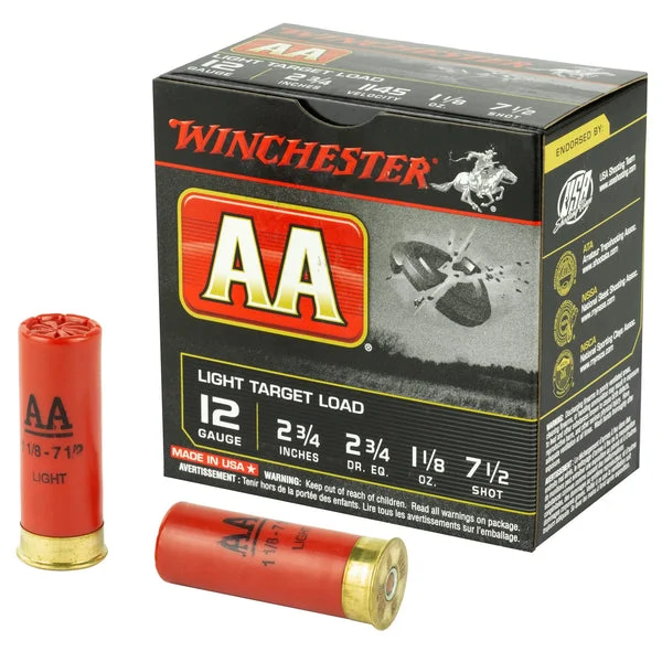 WINCHESTER AA TARGET 12GA 2.75" #7.5 25RD