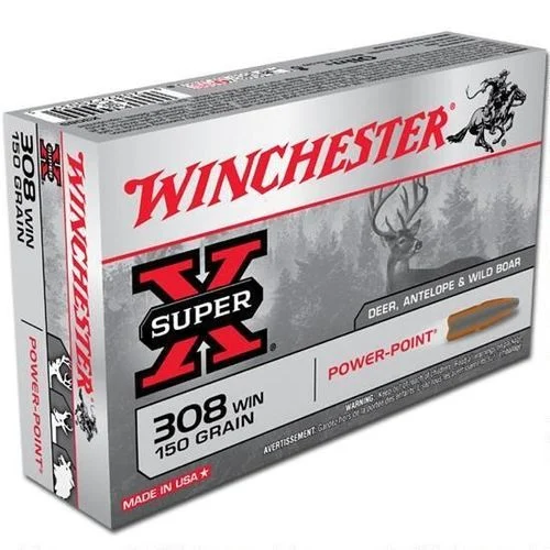 Winchester Ammo Power-Point 308 Win 150 gr Power Point – X3085