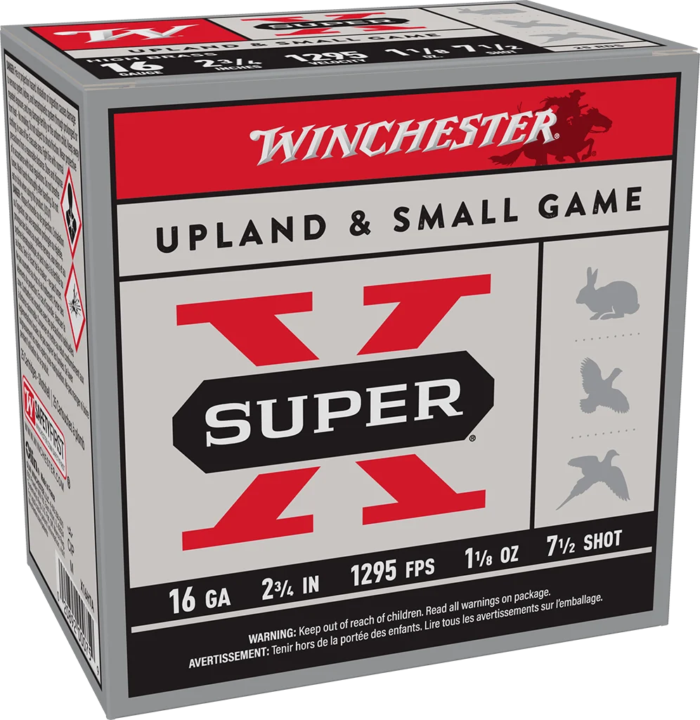 Winchester Ammo X16H7 Super X Heavy Game Load 16 Gauge 2.75″ 1 1/8 oz 7.5 Shot 25 Per Box/ 10 Case