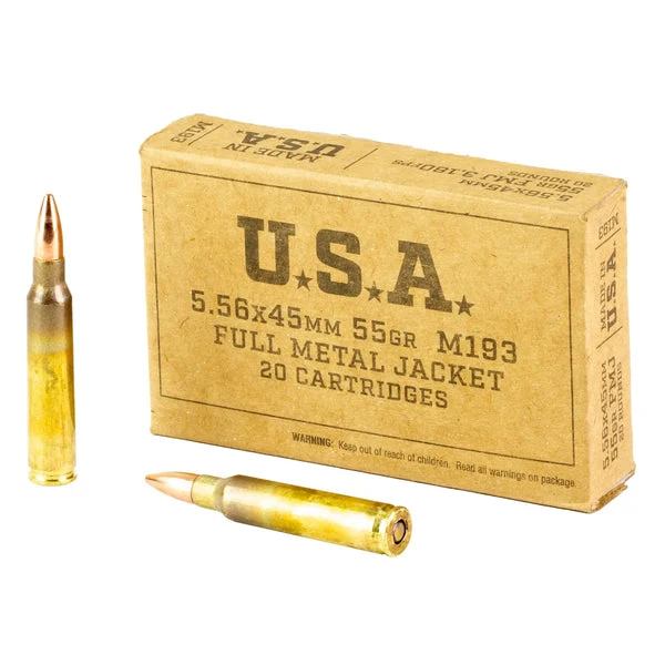 WINCHESTER M193 556NATO 55GR FMJ 20RD