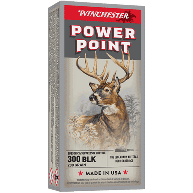 Winchester Power Point 300 Black Out 200gr Subsonic