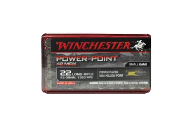 Winchester PowerPoint Max 22LR 42gr HPCP 50pk