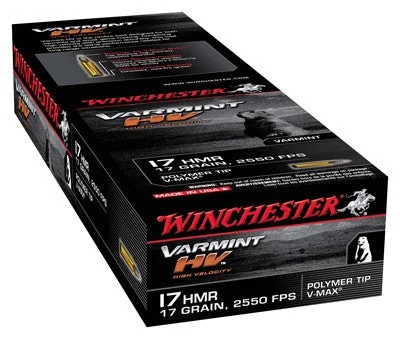 Winchester S17HMR1 Varmint HV Hornady V-Max17 Grain .17 HMR