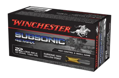 Winchester Subsonic Max 22LR 42gr HP