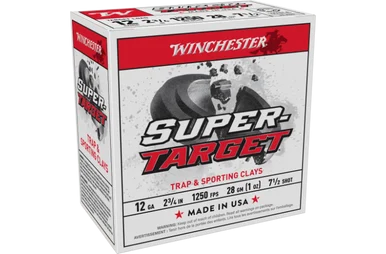 Winchester Super Target 12ga 1250fps 7.5 2-3/4" 28gm
