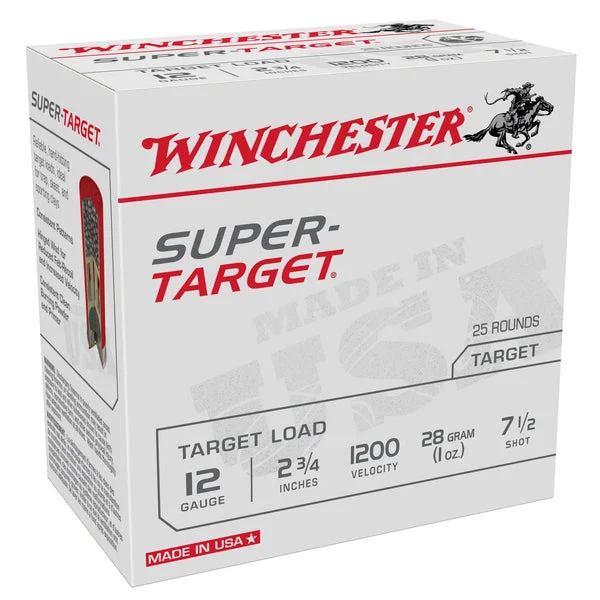 WINCHESTER SUPER-TARGET 12GA 2-3/4" #7.5 1200FPS 25RD